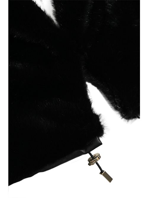 Giacca ECO036 in faux fur Nero YES LONDON | ECO036NERO